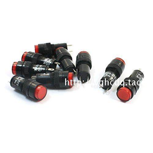 指示 信号灯NXD-212直径12mm 指示灯红黄绿12V24V220V10只一卖