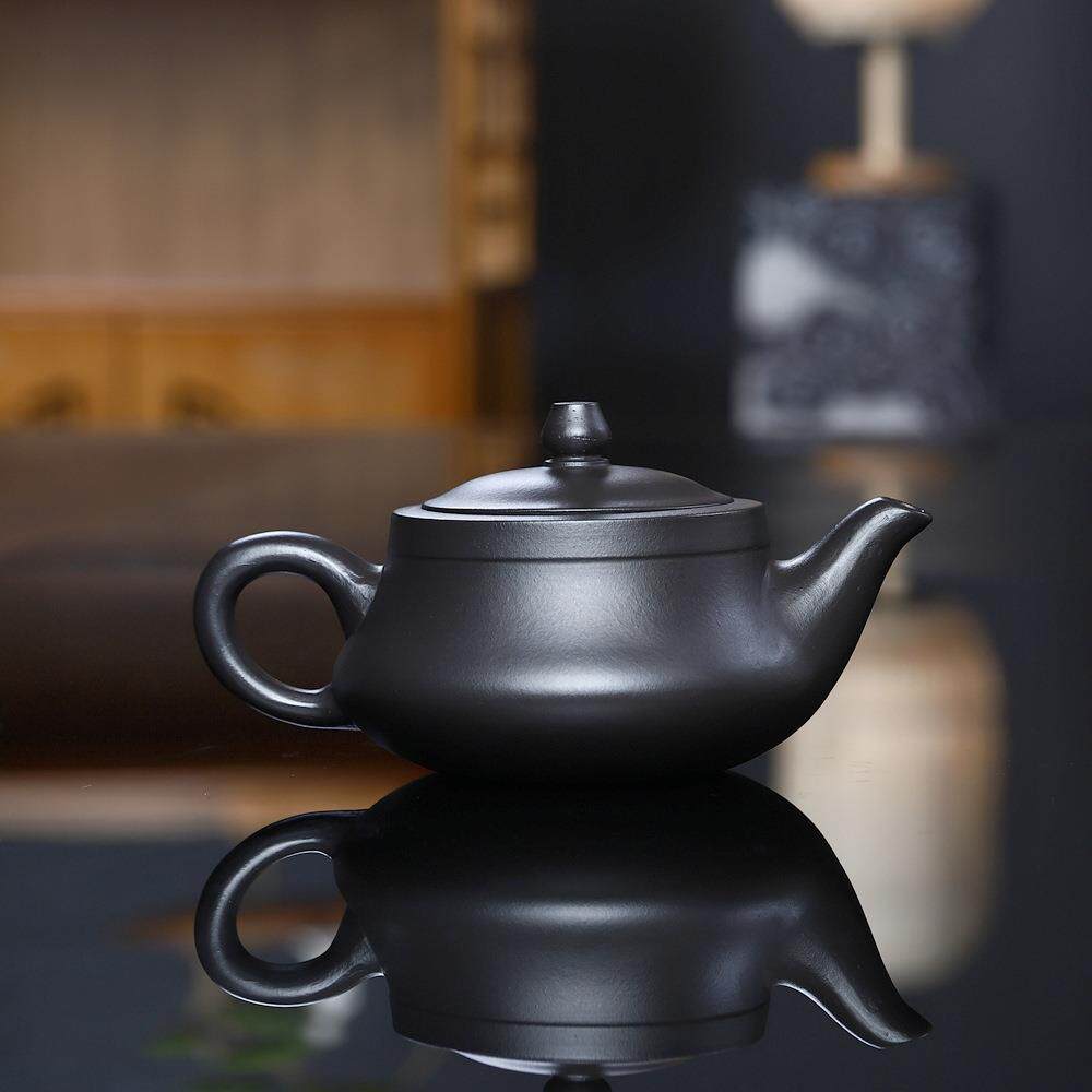 大曲壶宜兴家用柱础壶原矿石黄泥茶具泡茶壶全纯手工紫砂壶