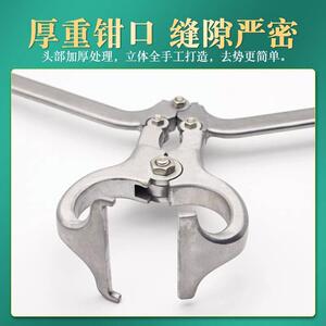 兽用去势钳猪牛羊不锈钢去势钳公羊无血煽羊蛋钳阉羊钳碳钢去势钳