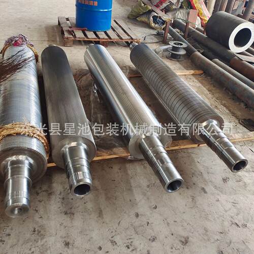 合金瓦辊造修复YJY单楞机碳化钨制瓦面楞辊