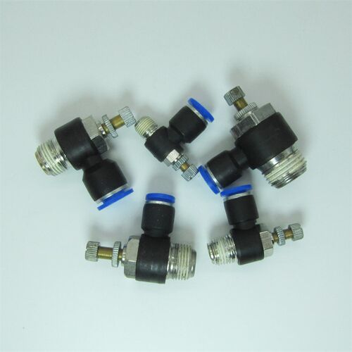 SL1分2分节流阀截流阀可调阀可调气动接头6mm8mm管接头