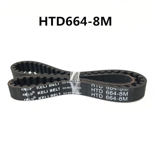 同步带HTD664-8M S8M-664 数控车床同步器皮带 圆弧齿橡胶传动带