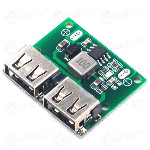 双USB输出9V/12V/24V转5V3ADC-DC 车载充电降压稳压充电模块