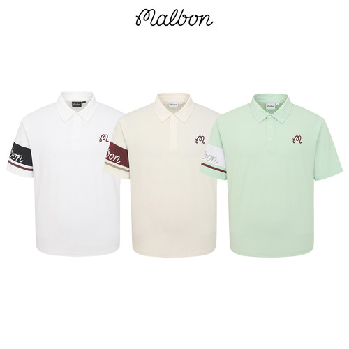 韩国MALBON高尔夫服装男款短袖