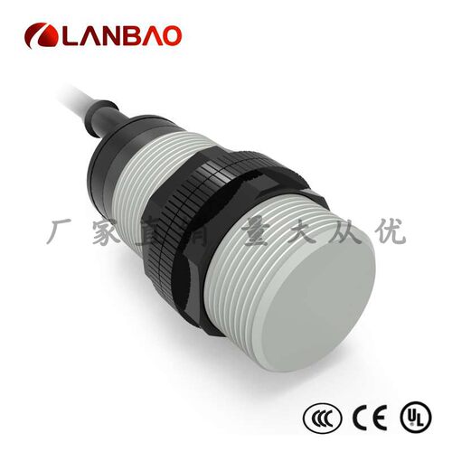 上海兰宝CR30SCF10DNO电容接近开关NPN埋入10mm 塑料圆柱传感器