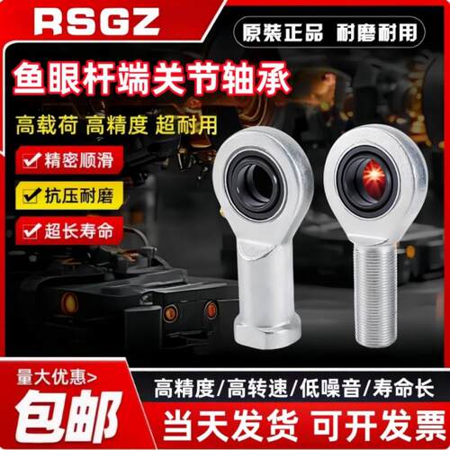 RSGZ鱼眼杆端关节轴承BND01- SI5 6 8 10 12 15 17 20 25E ES-R-L
