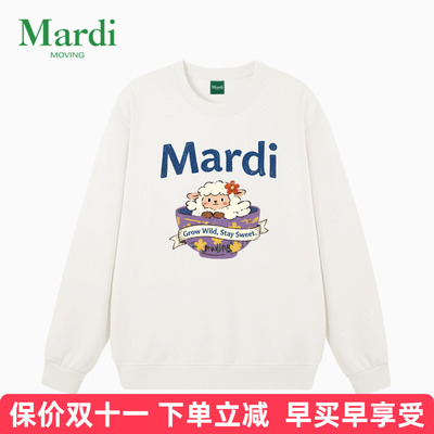 MARDIMOVING印花圆领女卫衣