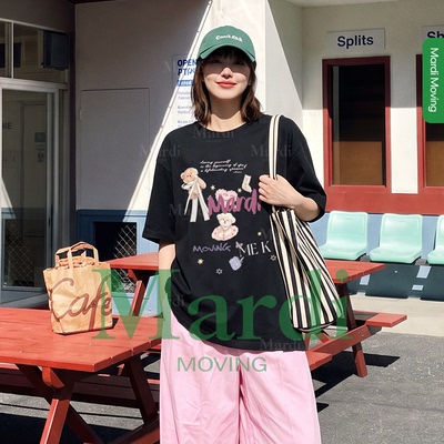 MardiMoving纯棉短袖女T恤
