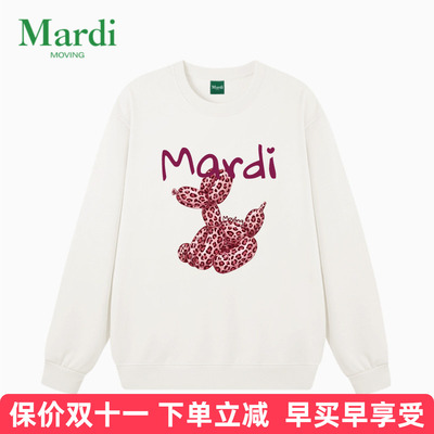 MARDIMOVING印花圆领女卫衣