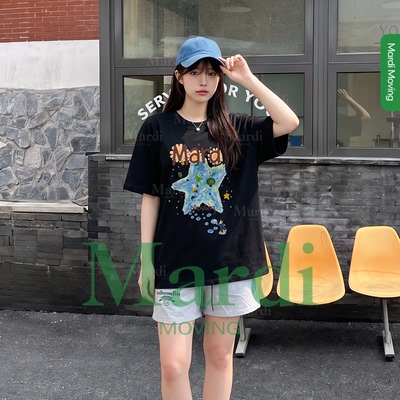 MardiMoving纯棉短袖女T恤