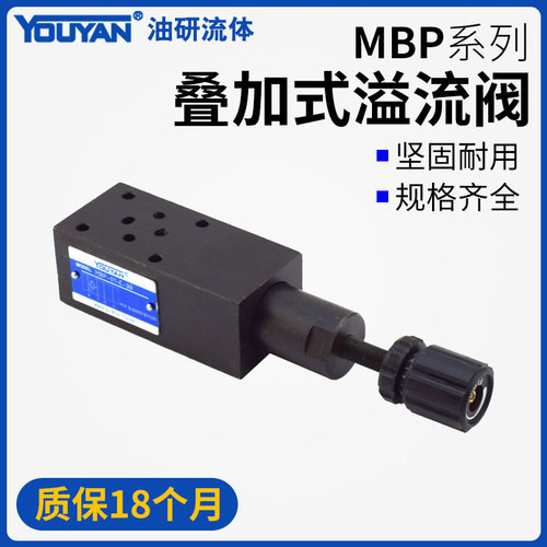 MBA-01-C-30油研型MBB-03-H叠加式溢流阀 液压MBP-04压力控制阀06
