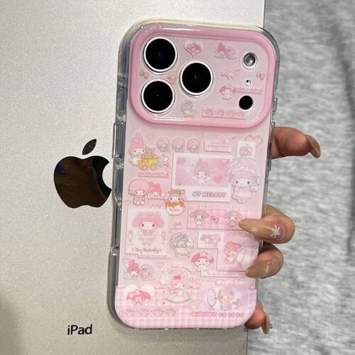 粉色磨砂防摔iPhone手机壳