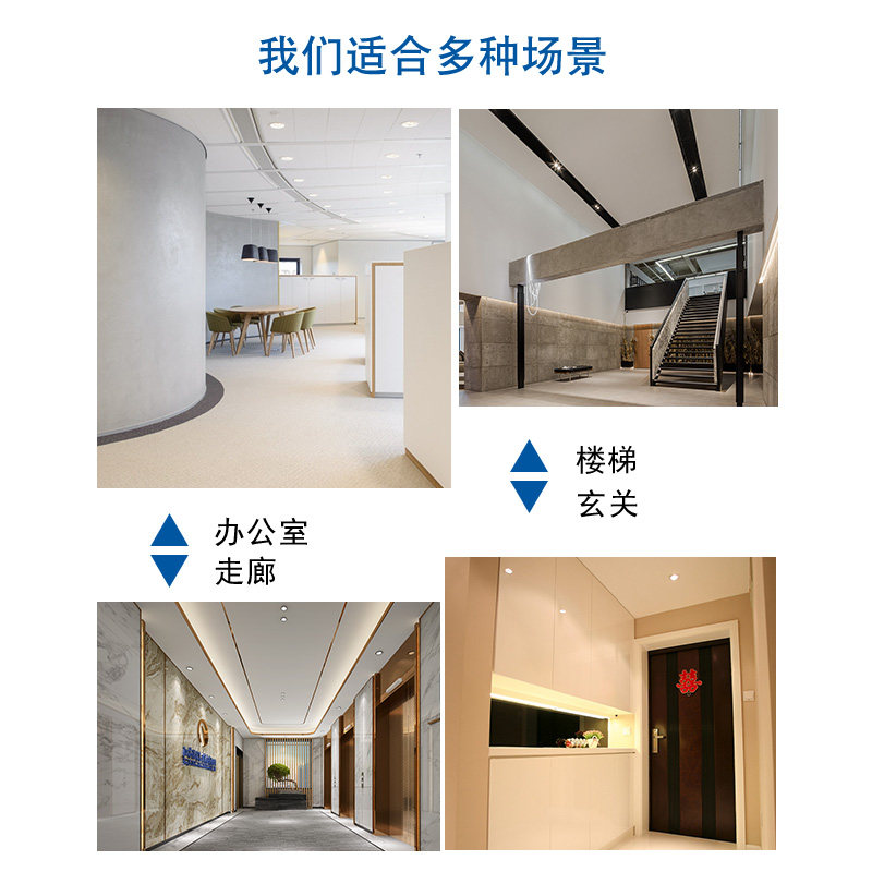 奥莱吸顶式人体感应开关家用可调过道走廊卫生间红外感应器220V