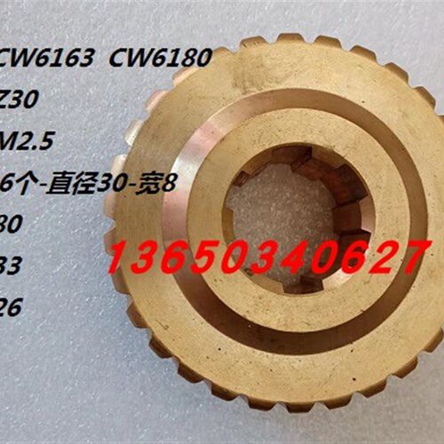 沈阳机床配件普通车床配件 CW6163 CW6180 铜蜗轮  Z30 M2.5