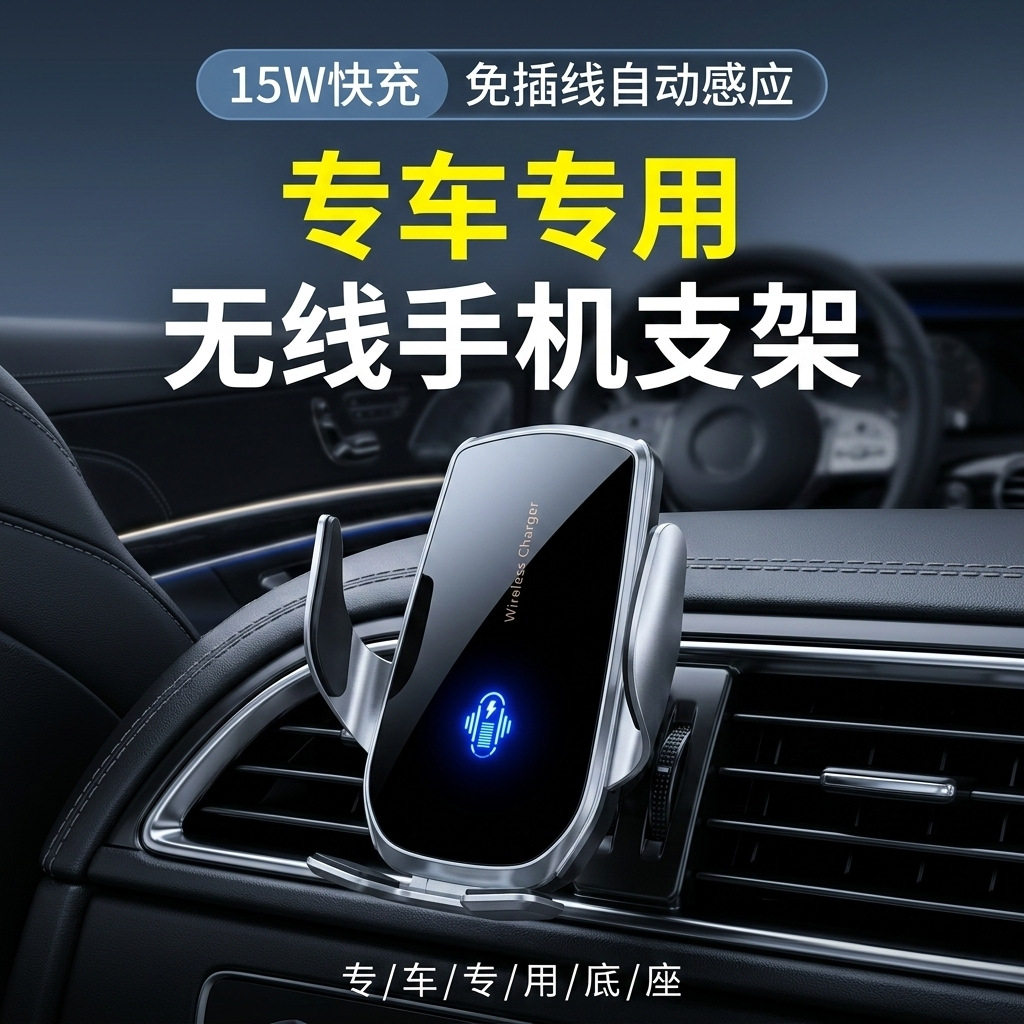 2026车载手机支架无线充电感应