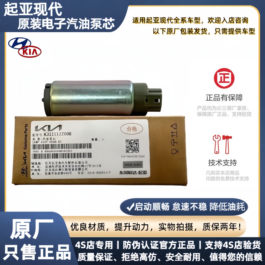 KIAK2K3K4K5福瑞迪狮跑智跑Hyundai朗动X35名图汽油泵芯燃油泵