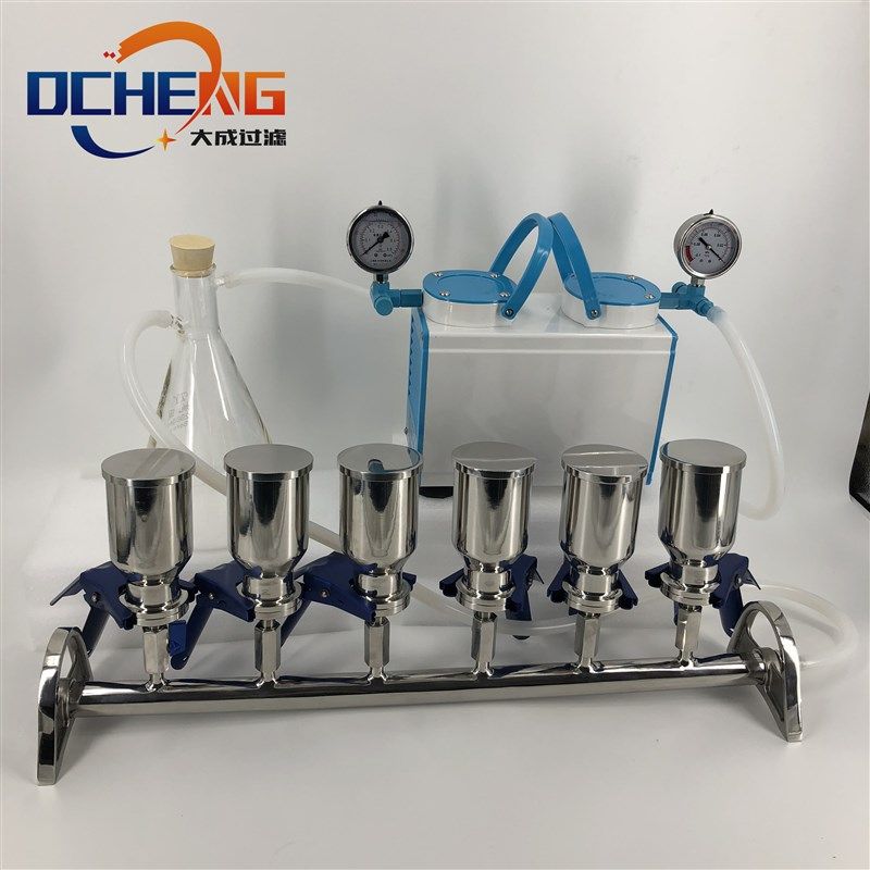 三联微生物螺口薄膜过滤器304杯式不锈钢铜绿假单胞菌检测仪桶装