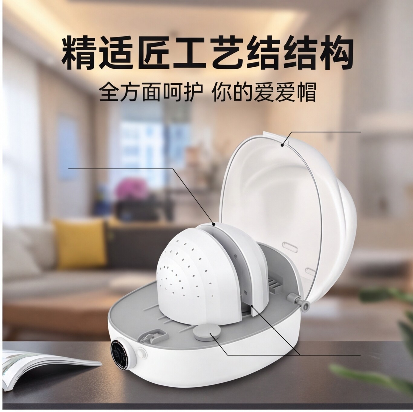 跨境家用多功能帽子假发烘干消毒护理机蒸汽熨烫机大功率清洁外贸