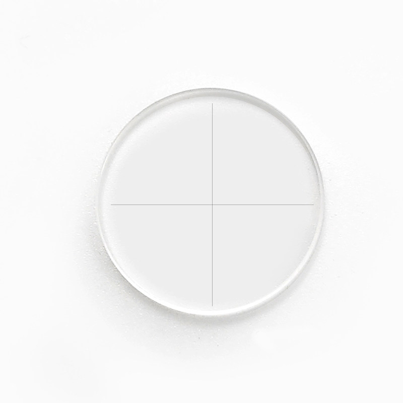 高清十字线校准分划板显微镜目镜测微尺正负明暗线0.01mm