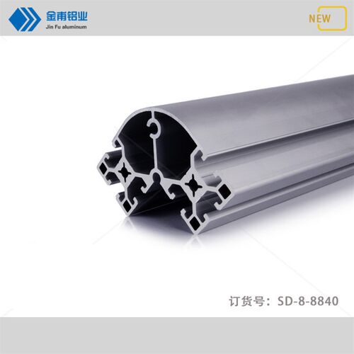 金甫工业铝合金型材8840 欧标 自动化设备支柱8080圆弧形立柱支撑