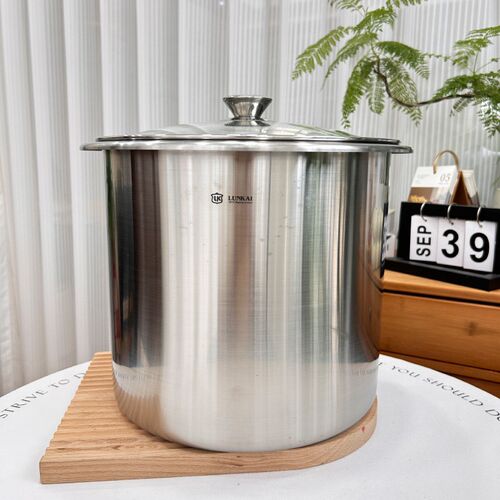 伦凯304不锈钢米桶家用面粉粮罐食品级储存桶防虫防潮密封装米缸