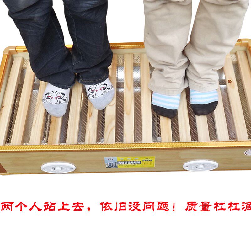 1米2实木电取暖器烤火炉家用电火箱办公室暖脚器电火桶电火盆烤脚