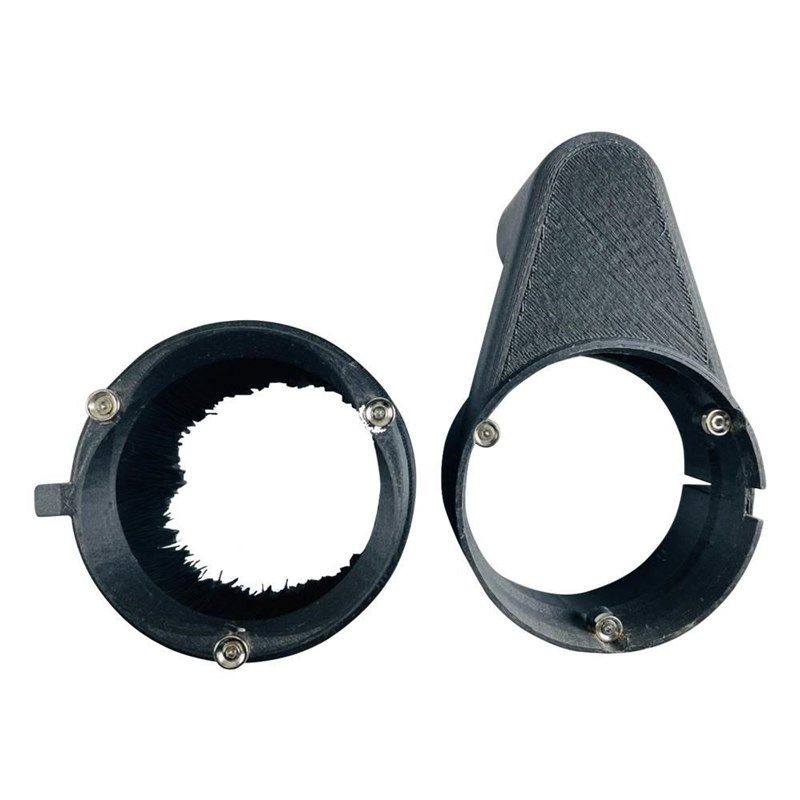 木工数控雕刻机吸尘罩毛刷52mm 65mm 80mm排尘罩主轴电机配件塑料