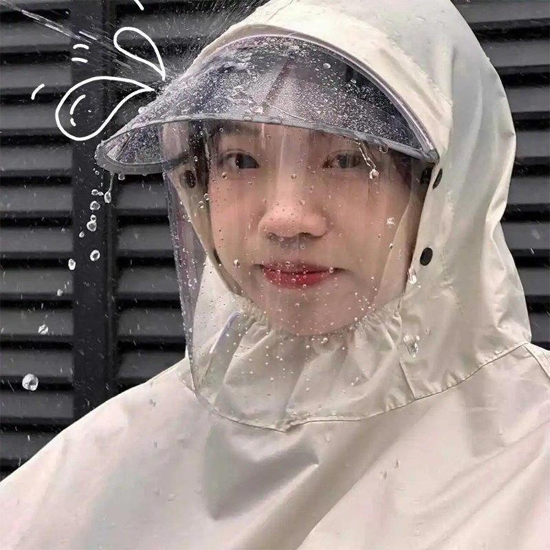 高品质大号雨衣电动车加