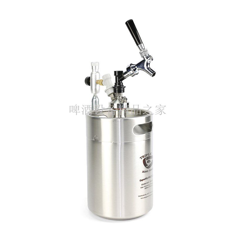 出口欧美不锈钢二发迷你小啤酒桶打酒器精酿啤酒容器打酒系统
