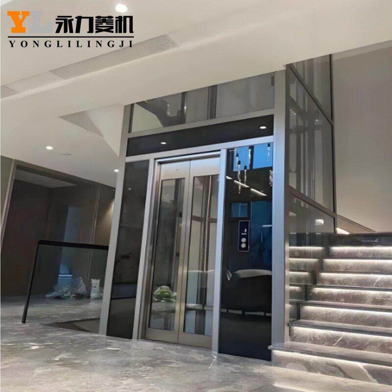 永力家用电梯二三层室内五层自建房别墅曳引小型无地坑家用小电梯