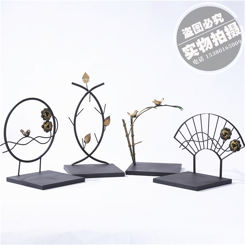 酒店用品 餐具 摆台意境菜创意餐具异形盘个性明档特色餐厅铁艺架