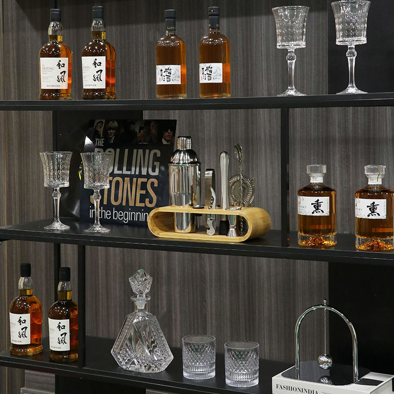 酒柜装饰品样板间仿真酒摆件橱柜展厅酒具酒杯软装餐厅陈设