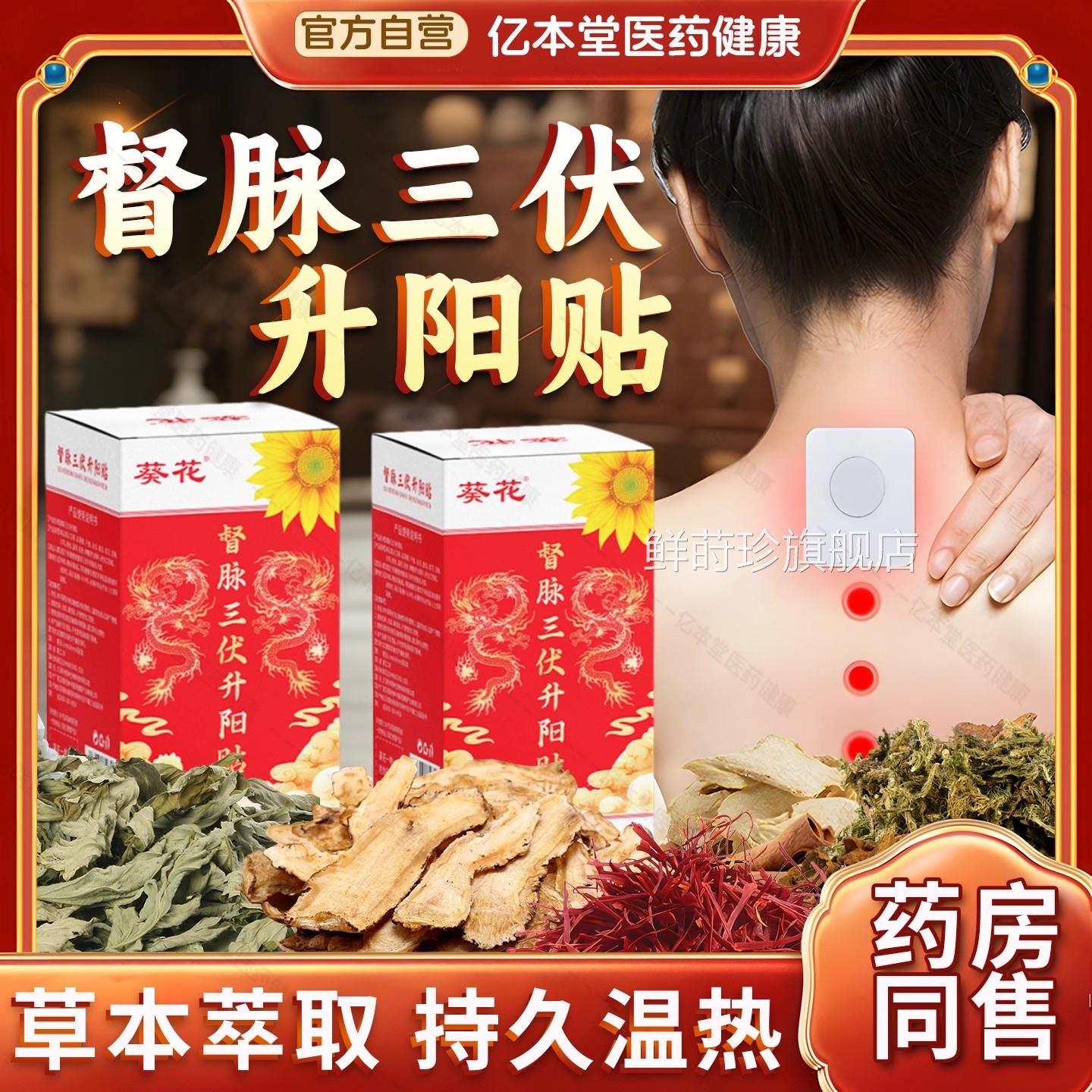 葵花督脉三伏升阳贴督龙脉骨艾灸贴脊椎贴龙骨督脉贴膏贴官方正品