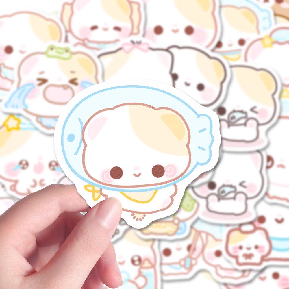 可爱开开贴纸小熊笔记本装饰贴画