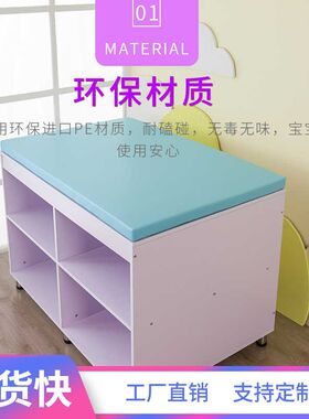 儿童体检台预防接种台保健室检查床诊断床分诊桌接种桌疫苗接种台