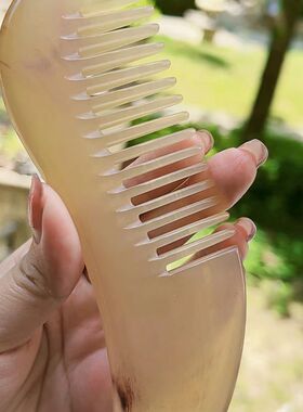 羊角梳子简单实用厚实好用头部按摩
