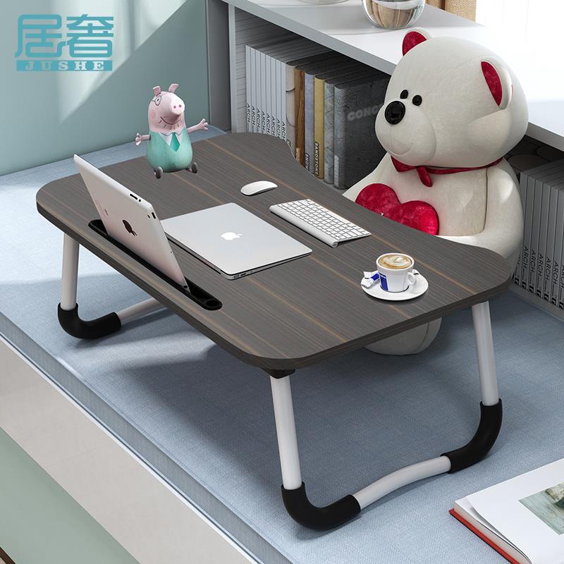 床上可折叠书桌子小宿舍大学生用上铺书卓卓子电脑做床桌迷你懒人