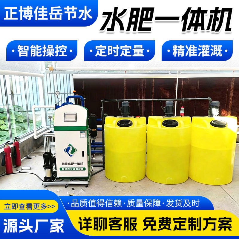 水肥一体机全自动智能灌溉设备大棚蓝莓种植水肥一体化智能施肥器