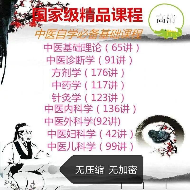 中医U盘自学视频教程大全中医基刻录盘个性化服务