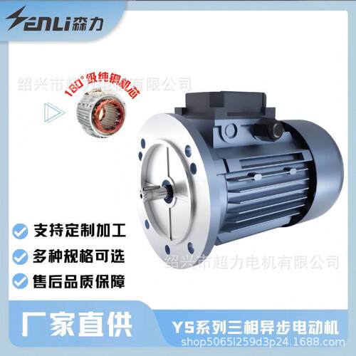 YS三相异步电动机全铜2/4/6极机械设备厂家定制40W-7500W电机工厂