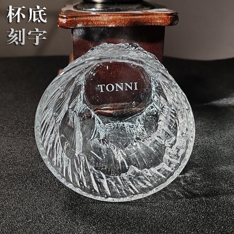 加厚水晶威士忌酒杯洋酒杯定制刻字礼盒装烈酒杯送男友礼品杯订做