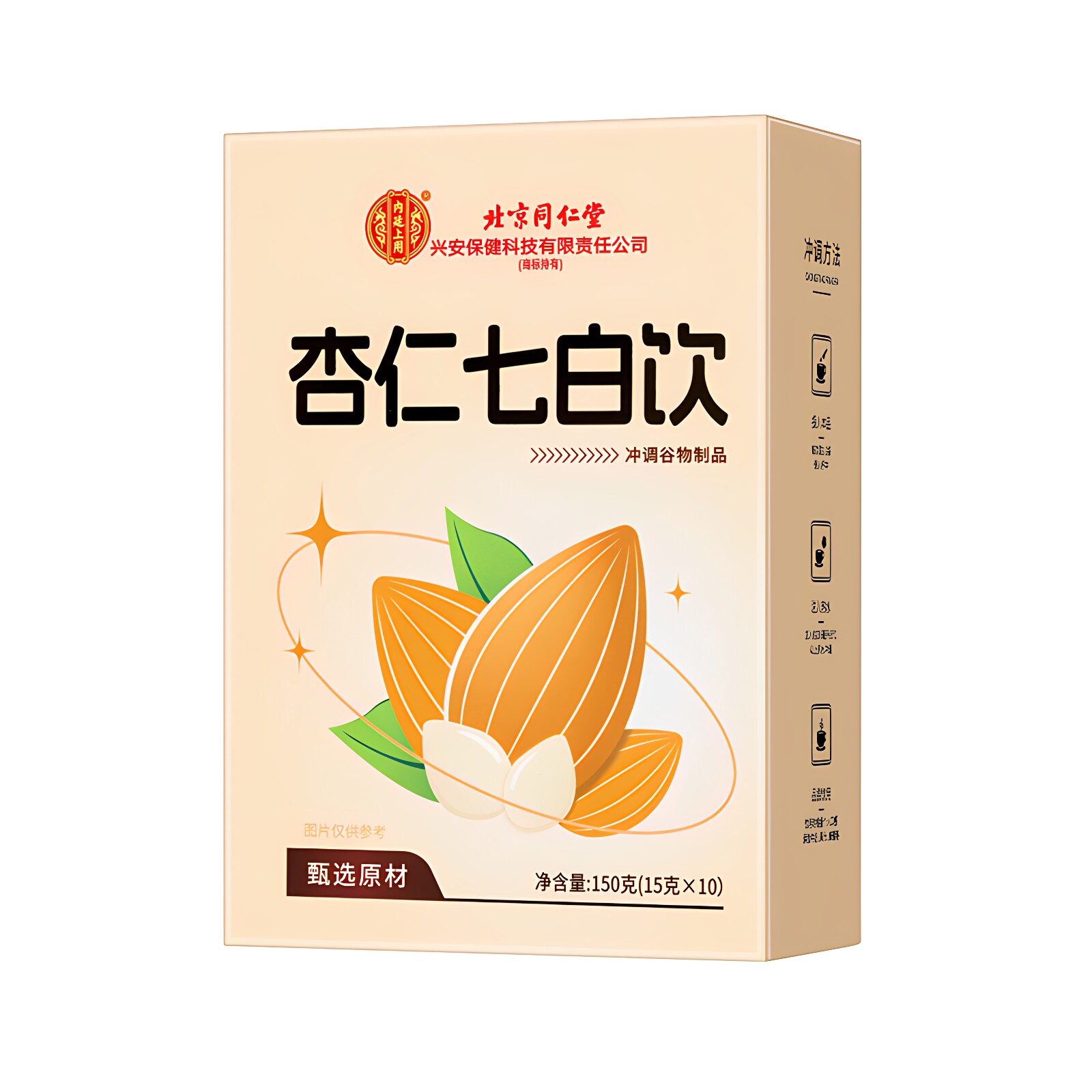 杏仁七白饮美内调白学生独立包装营养奶昔早餐代餐即食膳食纤维粉图片