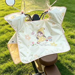 新品【防雨】夏季电动车挡风被防晒防风收纳袋暴雨颜值通用钢化膜