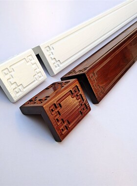 纯实木护角条护墙角保护中式龙鱼防撞阳角线松木墙角装修装饰