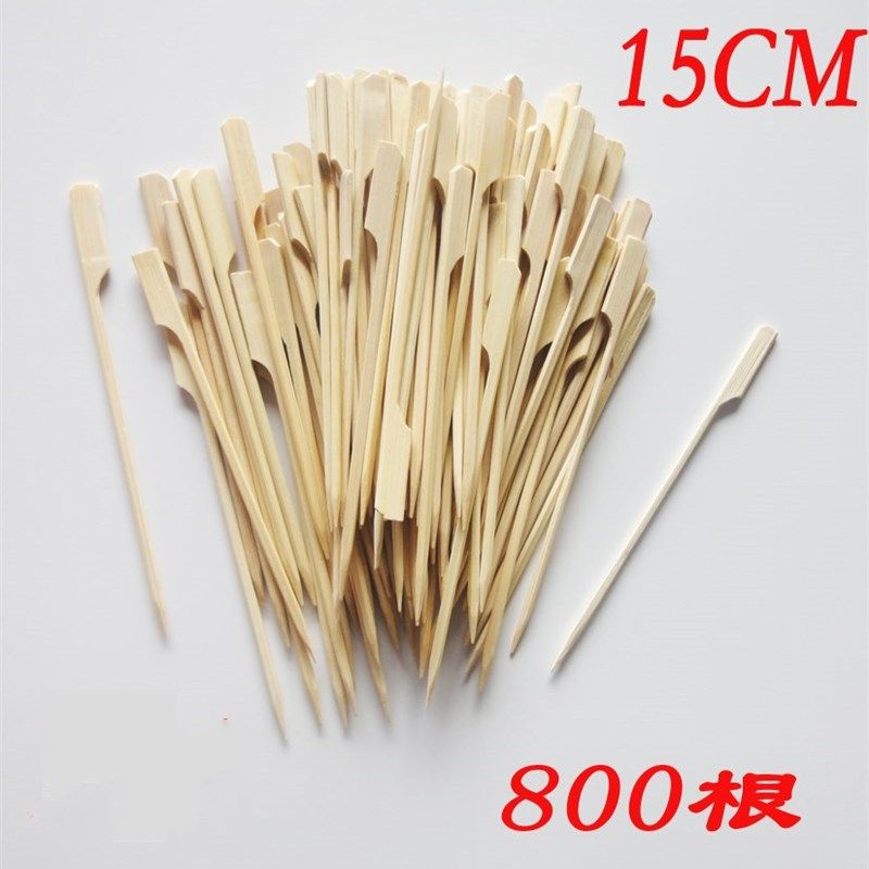 定制关东煮签字竹签子商用烧烤签字足签 竹签 一次性冷串串烧烤