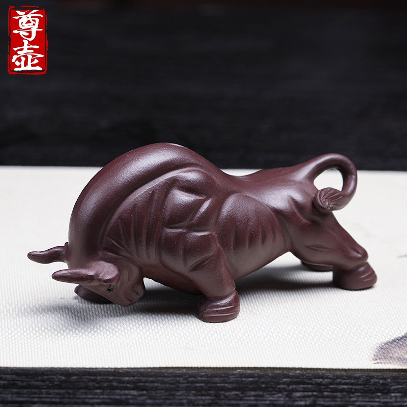 尊壶紫砂茶宠摆件可养茶艺茶桌茶台茶具配件茶盘茶道茶玩摆设饰品