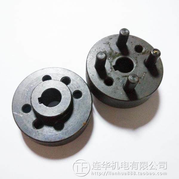 快走丝线切割配件振威机连轴器联轴器外径61.8 高53内孔14 送皮圈