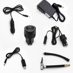 车载充气泵充电器多功能车用底座打气泵气管强力移动小轿车电源线