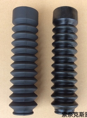 适用摩托车铃木王GS125刀仔五羊钻豹钱江前叉前减震皮套 防尘罩