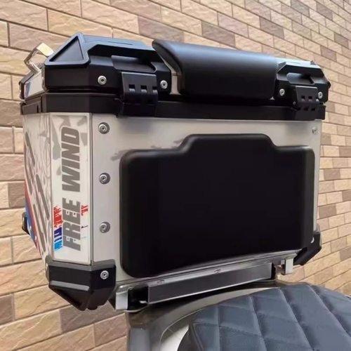 36摩托车铝合金尾箱靠背45L